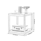 Tavolino da cocktail in stile moderno/tavolino rettangolare rettangolare in legno artificiale