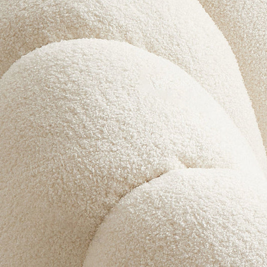 Modern Velvet / Wool Blend Accent Chair, 100 Wide Fixed Back Chair and Ottoman Clearhalo 'Accent Chairs' 'accent_chairs' 'Chairs & Seating' 'furn' 'furn_accent_chairs' 'Furniture' 'Living Room Furniture' 5163257