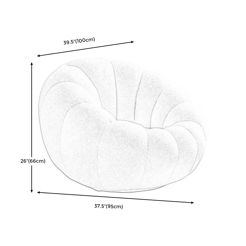 Modern Velvet / Wool Blend Accent Chair, 100 Wide Fixed Back Chair and Ottoman Clearhalo 'Accent Chairs' 'accent_chairs' 'Chairs & Seating' 'furn' 'furn_accent_chairs' 'Furniture' 'Living Room Furniture' 5163267