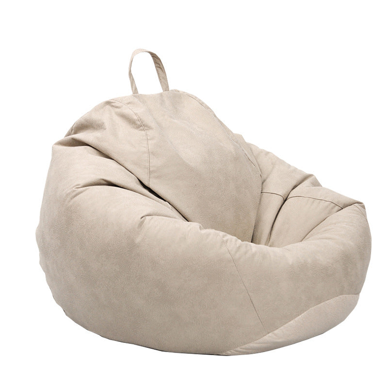 Casual accentstoel faux lederen waterdichte lounge bank stoel in beige/ brwon/ grijs/ rood