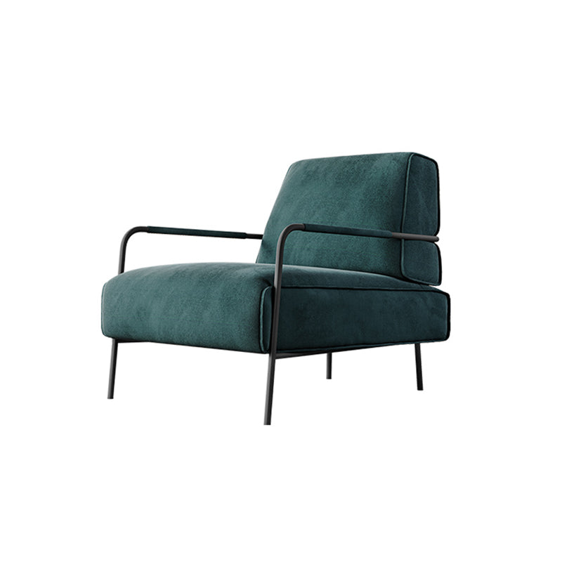 コンテンポラリーアームアクセントチェアモダンクッションバックアクセントチェア