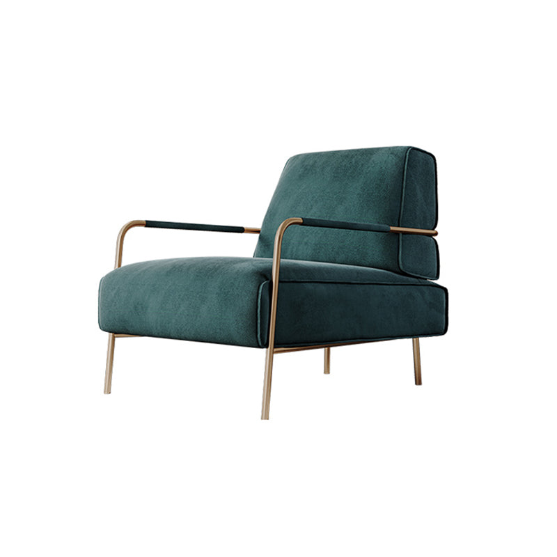 コンテンポラリーアームアクセントチェアモダンクッションバックアクセントチェア