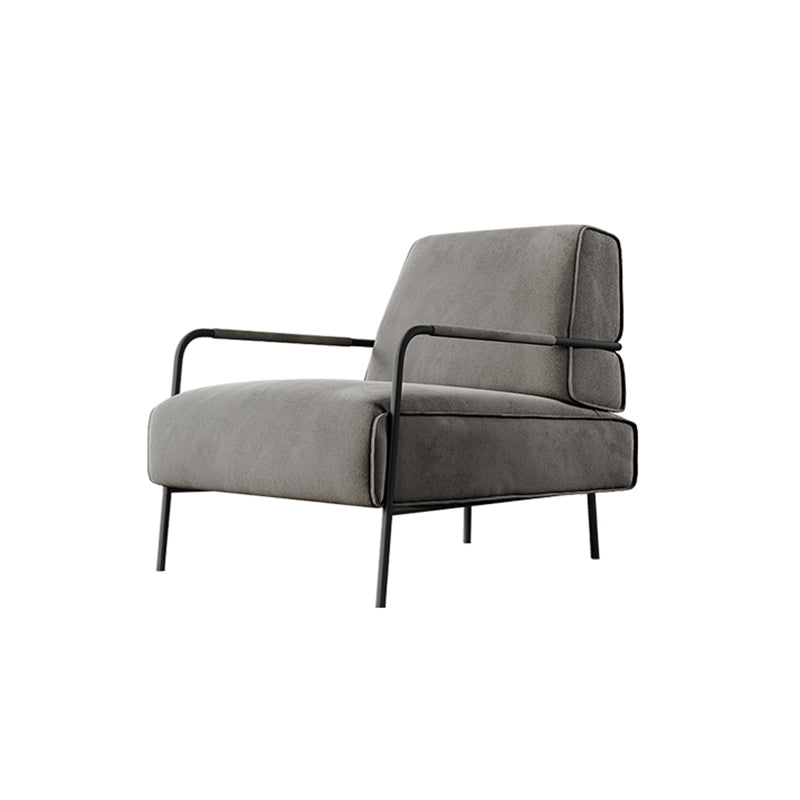 コンテンポラリーアームアクセントチェアモダンクッションバックアクセントチェア