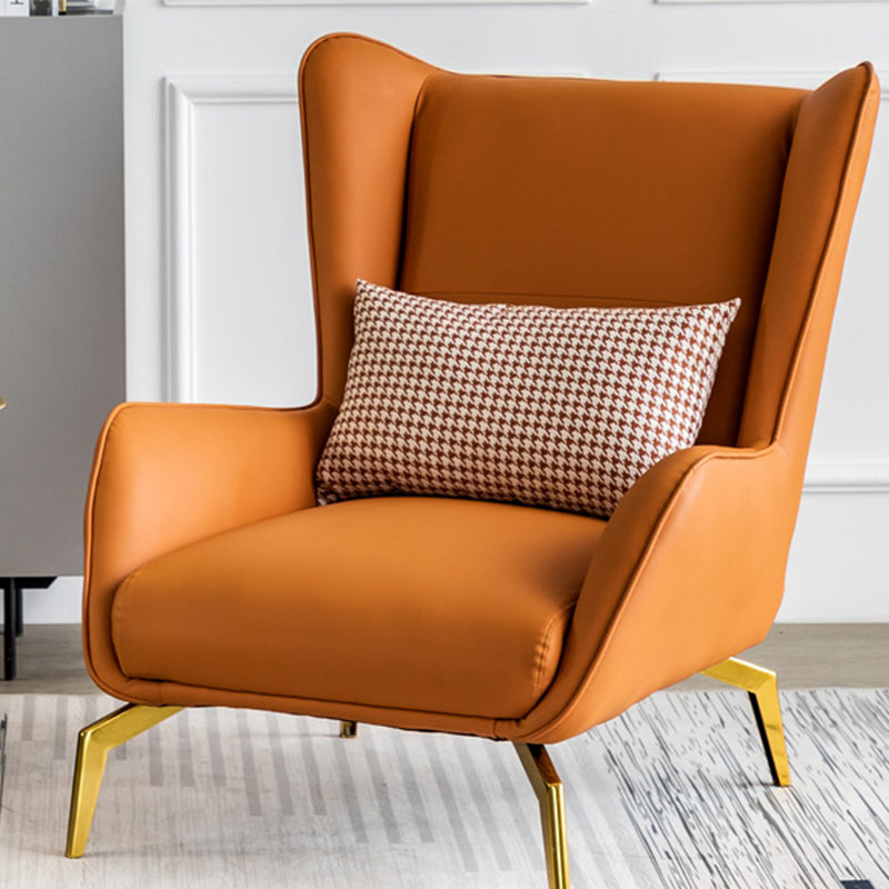 Vaste kleur wijd uitlopende wapenstoel Basis vierpoten stoel voor woonkamer/slaapkamer