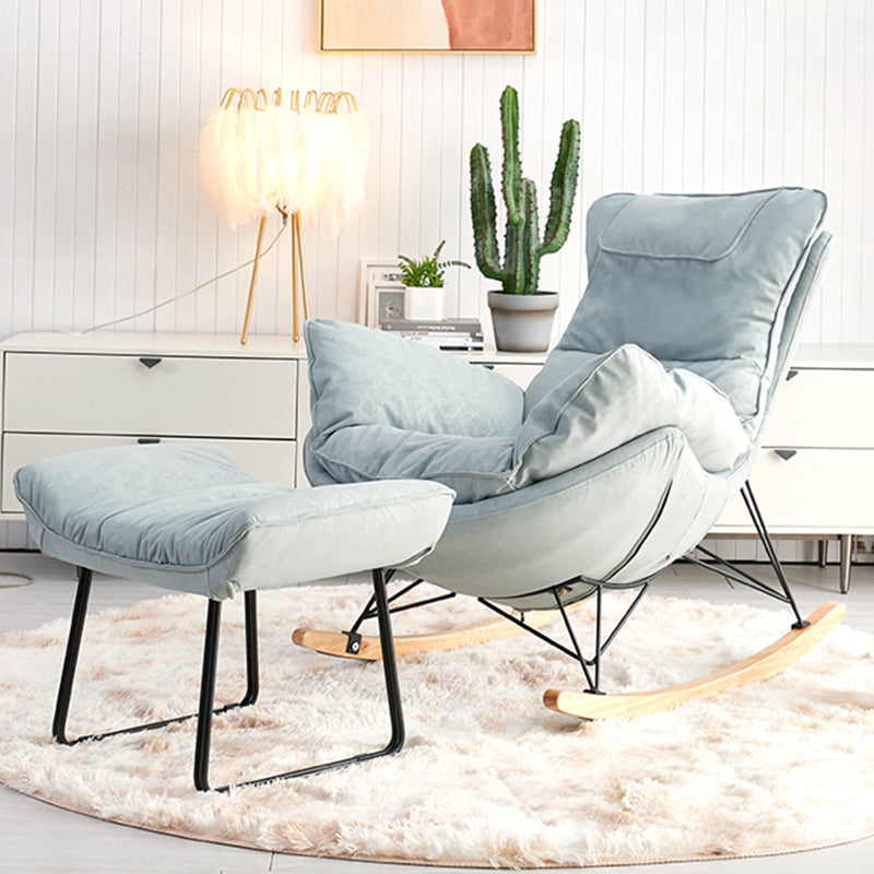 Chaise d'accentuation à bascule décontractée, canapé de loisirs pour balcon et salon