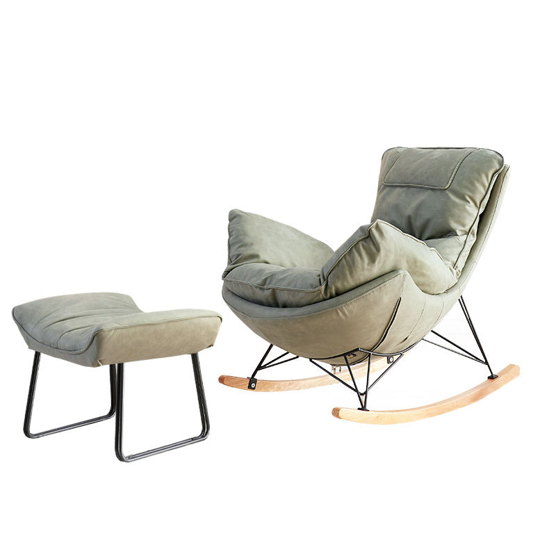 Chaise d'accentuation à bascule décontractée, canapé de loisirs pour balcon et salon