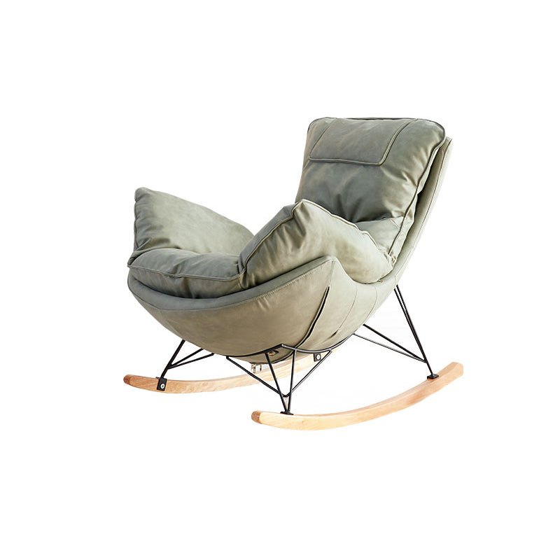 Chaise d'accentuation à bascule décontractée, canapé de loisirs pour balcon et salon