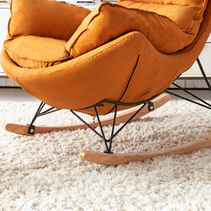 Chaise d'accentuation à bascule décontractée, canapé de loisirs pour balcon et salon