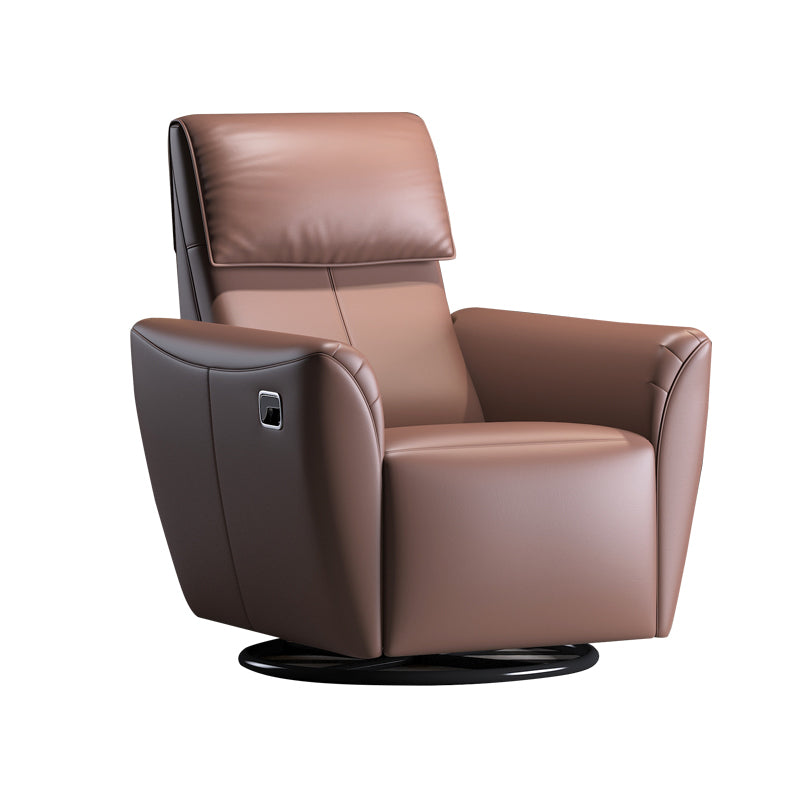 Sedia convertibile in pelle autentica 33,46 "L x 39.37" W x 40.15 "H Sedia girevole