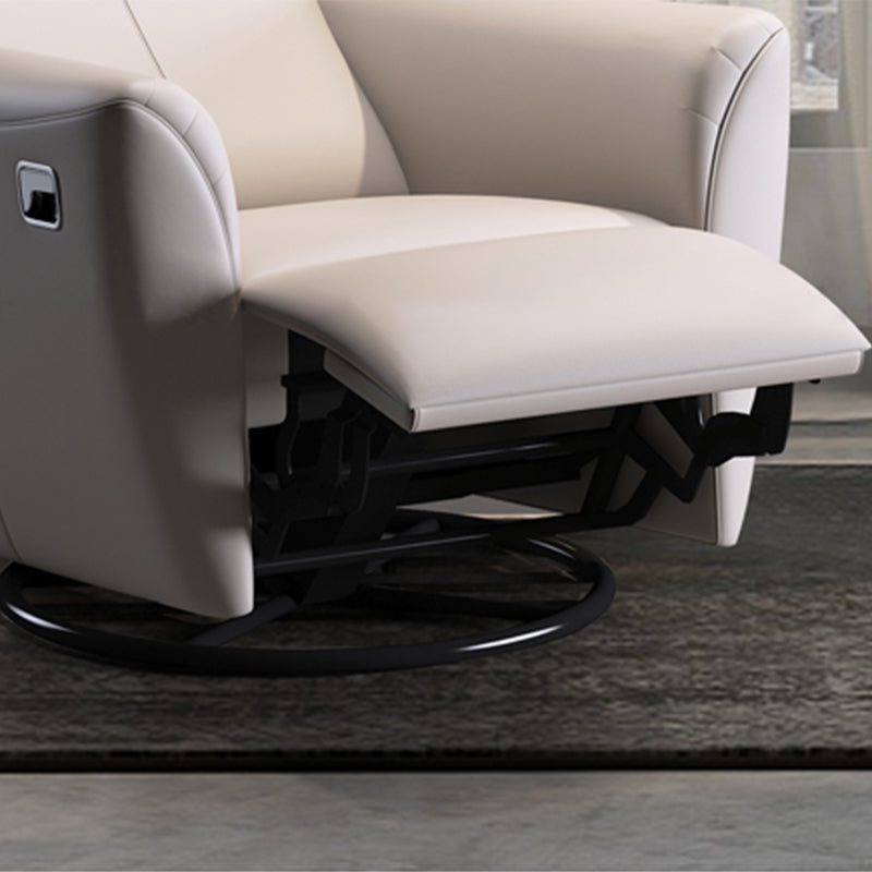 Sedia convertibile in pelle autentica 33,46 "L x 39.37" W x 40.15 "H Sedia girevole