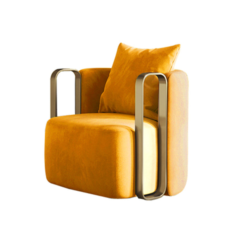 Barrel Chair 28.74" L x 31.49" W x 27.55" H Swivel Barrel Accent Chair for Living Room