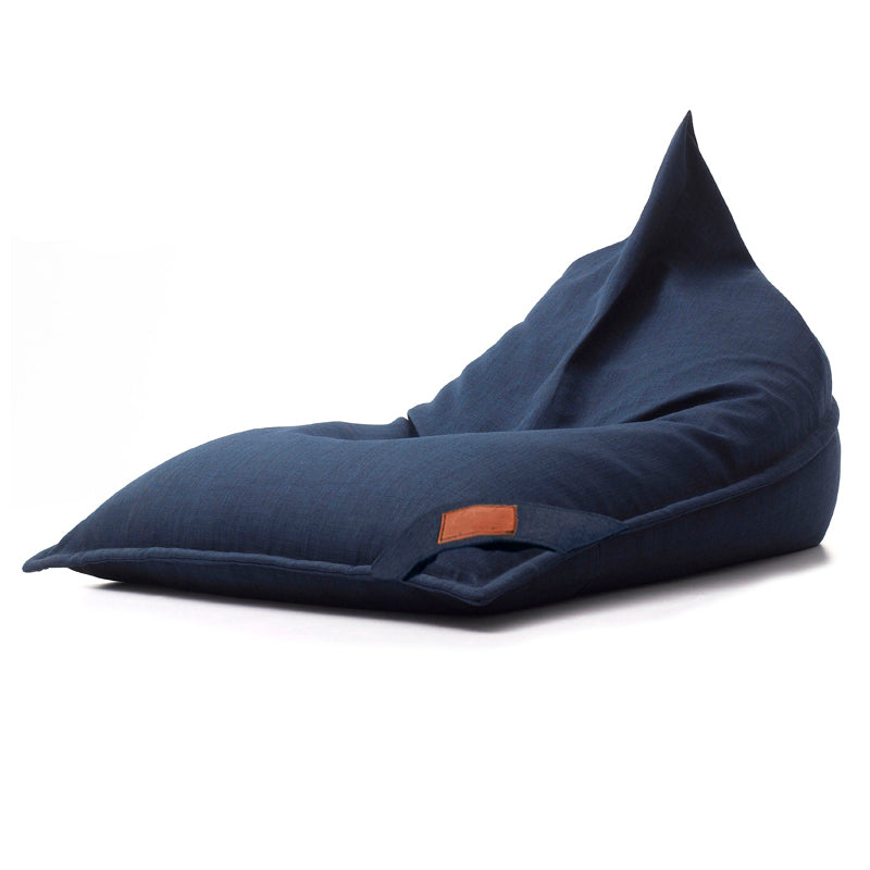 Linen Armless Parsons Chair with Fabric Seat for Living Room and Bedroom 47"L x 63"W x 37"H Blue Clearhalo 'Accent Chairs' 'accent_chairs' 'Chairs & Seating' 'furn' 'furn_accent_chairs' 'Furniture' 'Living Room Furniture' 5163505