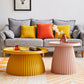 Modern Style Cocktail Table Acrylic Material Multi-color Selection Round Coffee Table