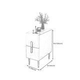 モダンスタイルのカクテルテーブル金属脚の長方形のコーヒーテーブル