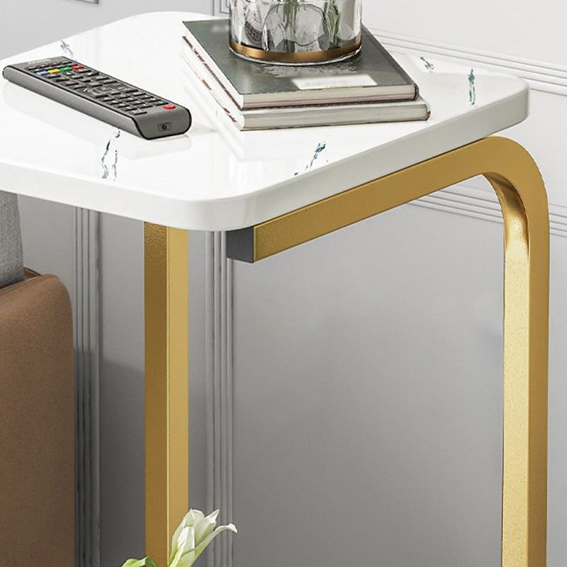 Ironcraft C Tavolo laterale tavolo da ginnastica quadrata con scaffale per soggiorno