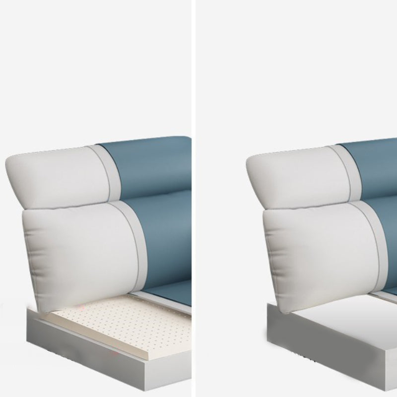 Flared Armesofa mit Ottomane und Lagerung für 3 Personen