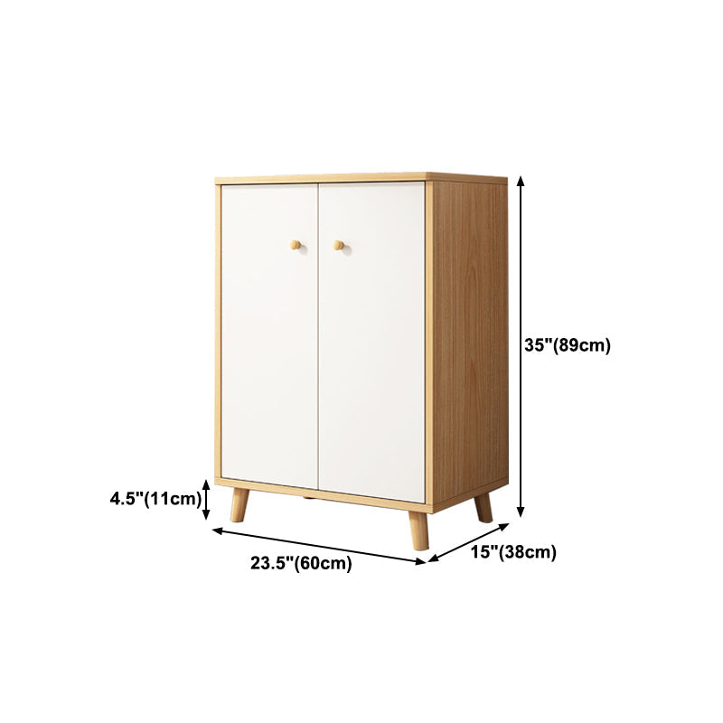 Server da pranzo bianco in legno ingegnerizzato in stile moderno per cucina