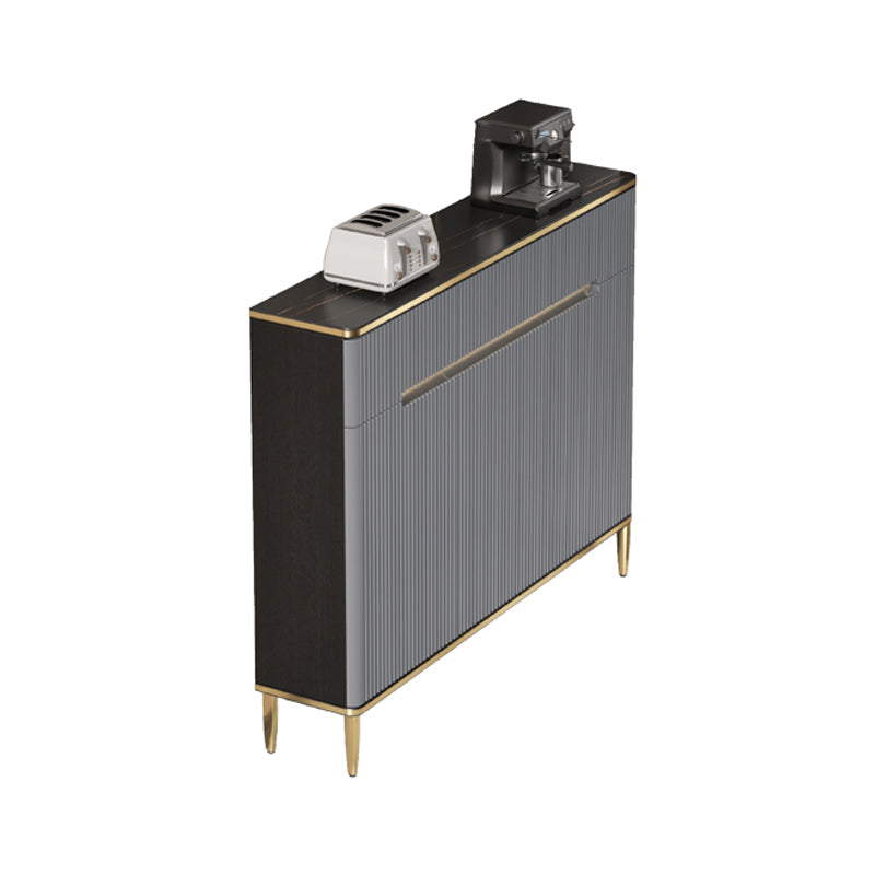 Glam Style Sideboard Gray Dining Sideboard Buffet for Living Room and Kitchen https: res.litfad.com site img item 2022 07 18 5164111 1200x1200.jpg Clearhalo 'buffet_sideboard' 'Buffets & Sideboards' 'furn' 'furn_buffet_sideboard' 'Furniture' 'Kitchen & Dining Furniture' 5164111