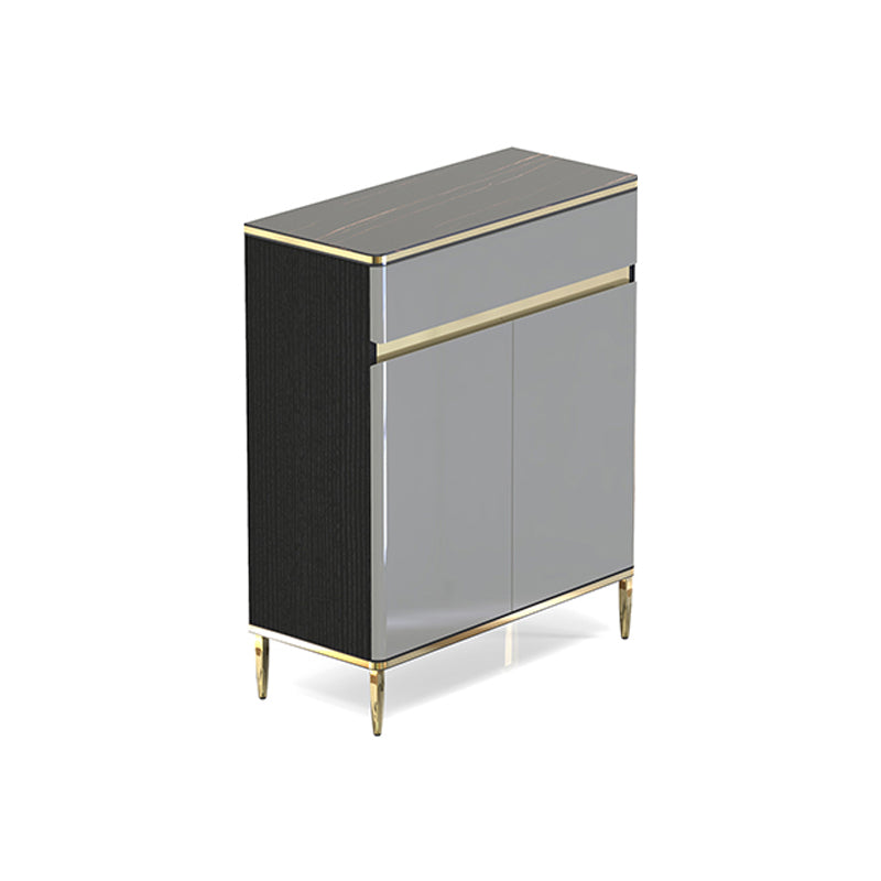 Glam Style Sideboard Gray Dining Sideboard Buffet for Living Room and Kitchen https: res.litfad.com site img item 2022 07 01 5164119 1200x1200.jpg Clearhalo 'buffet_sideboard' 'Buffets & Sideboards' 'furn' 'furn_buffet_sideboard' 'Furniture' 'Kitchen & Dining Furniture' 5164119