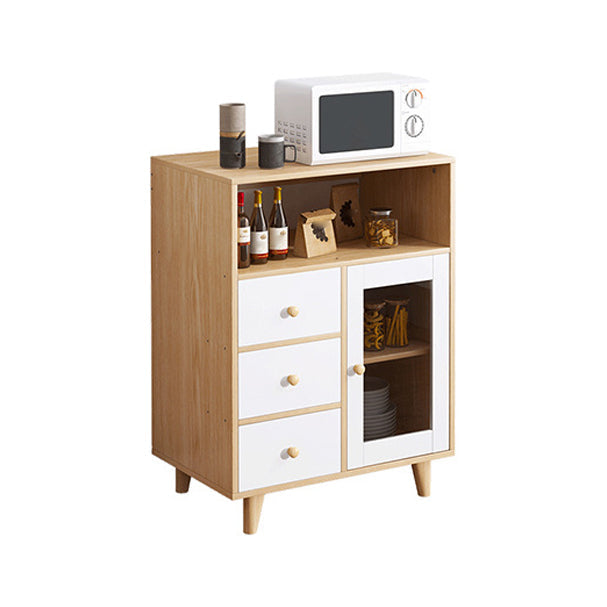 Sideboard mobile rettangolare la credenza moderna cucina in legno