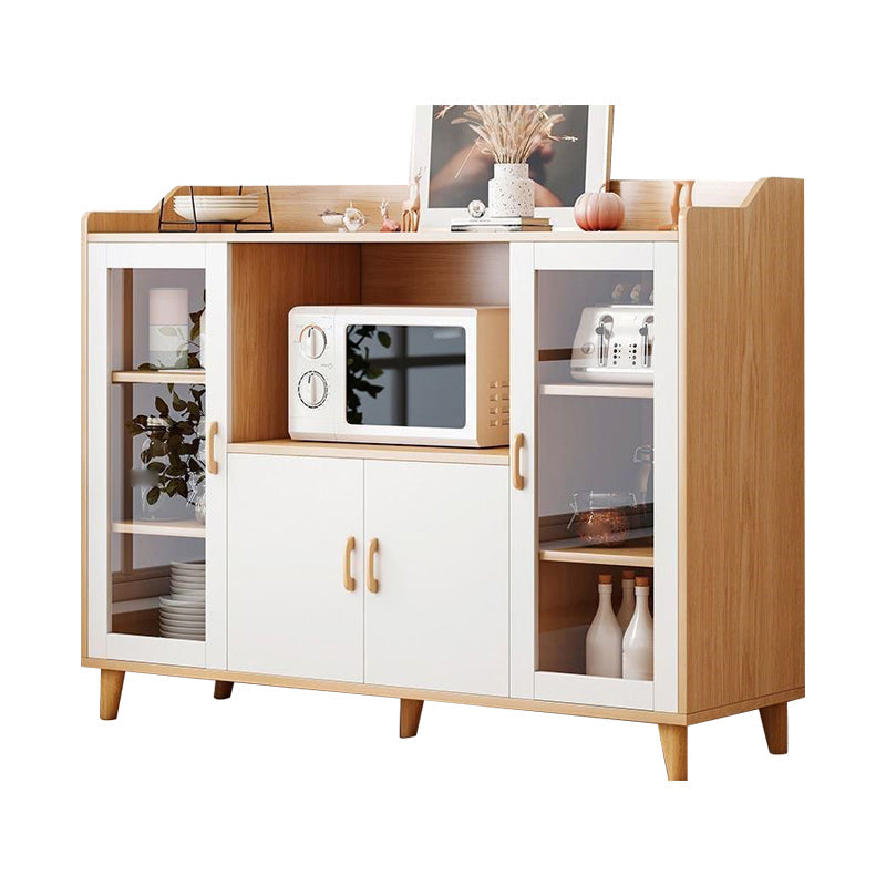 Sideboard mobile rettangolare la credenza moderna cucina in legno