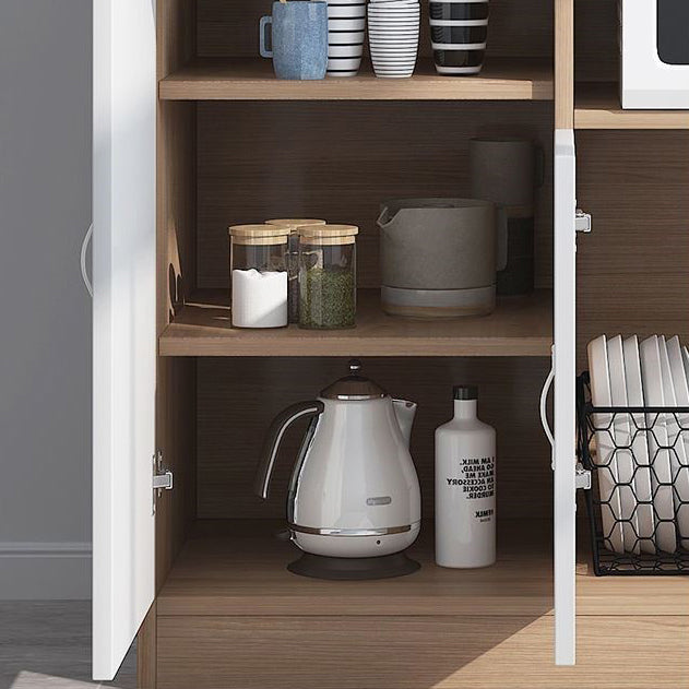 Sideboard mobile rettangolare la credenza moderna cucina in legno