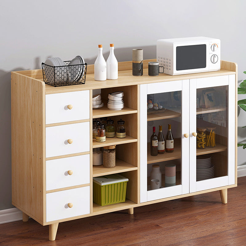 Sideboard mobile rettangolare la credenza moderna cucina in legno