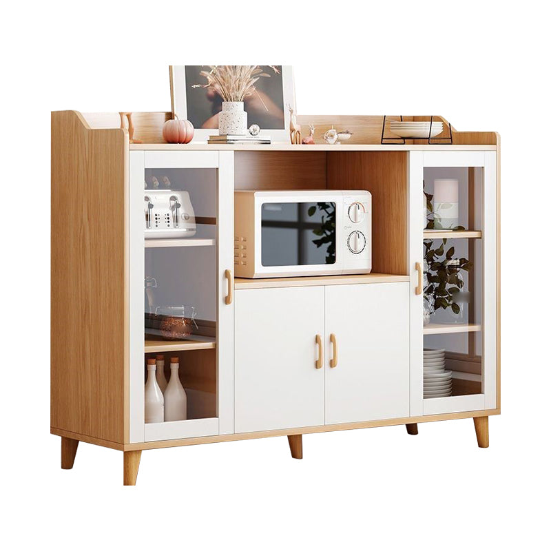 Sideboard mobile rettangolare la credenza moderna cucina in legno