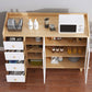 Sideboard mobile rettangolare la credenza moderna cucina in legno