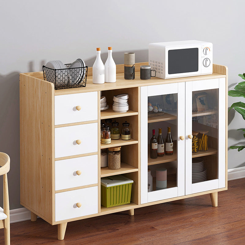 Sideboard mobile rettangolare la credenza moderna cucina in legno