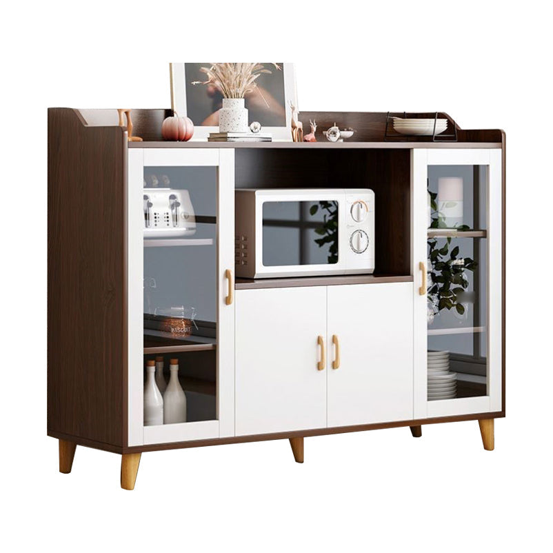 Sideboard mobile rettangolare la credenza moderna cucina in legno