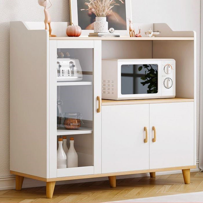 Sideboard mobile rettangolare la credenza moderna cucina in legno