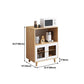 Sideboard mobile rettangolare la credenza moderna cucina in legno
