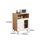 Sideboard mobile rettangolare la credenza moderna cucina in legno