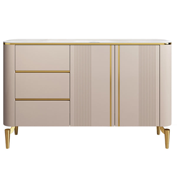 Sideboard moderna Sinterita Sinterita 3 cassetti Sideboard da pranzo con porte per soggiorno