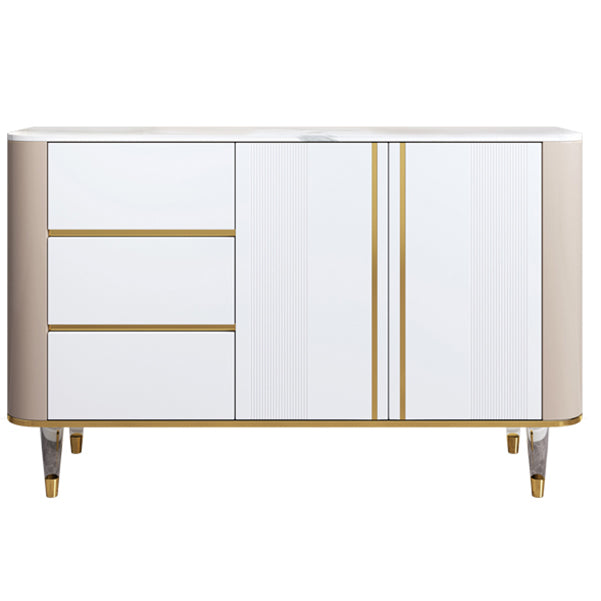 Sideboard moderna Sinterita Sinterita 3 cassetti Sideboard da pranzo con porte per soggiorno
