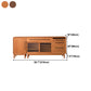 33.46"H Sideboard Solid Wood Contemporary Style Dining Server for Kitchen Living Room