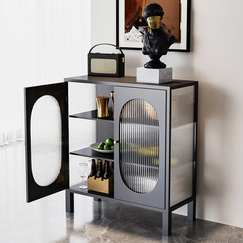 35.43 "H Sideboard zeitgenössischer Stil Speiseserver mit 2 Türen für das Wohnzimmer in der Küche