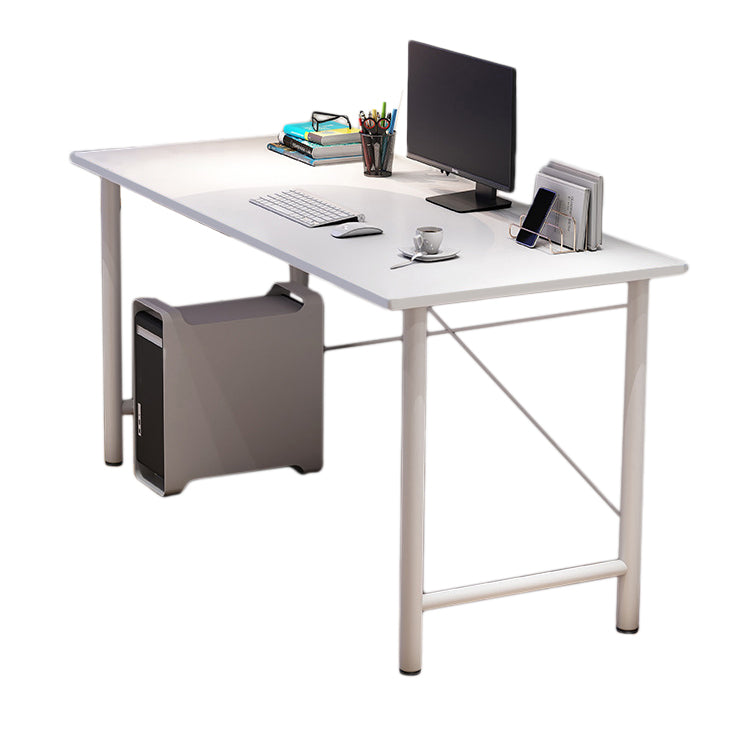 Contemporary Engineered Wood Desk H-Shape Base Desk for Home Office Clearhalo 'furn' 'furn_office_desk' 'Furniture' 'Office Desks' 'Office Furniture' 'office_desk' 5164356