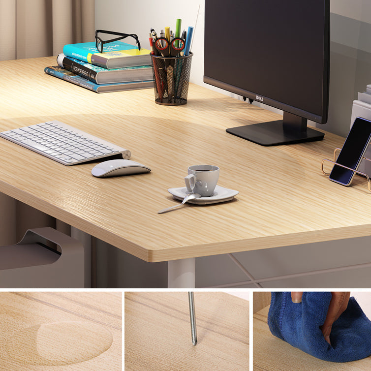 Contemporary Engineered Wood Desk H-Shape Base Desk for Home Office Clearhalo 'furn' 'furn_office_desk' 'Furniture' 'Office Desks' 'Office Furniture' 'office_desk' 5164360