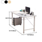 Contemporary Engineered Wood Desk H-Shape Base Desk for Home Office Clearhalo 'furn' 'furn_office_desk' 'Furniture' 'Office Desks' 'Office Furniture' 'office_desk' 5164371