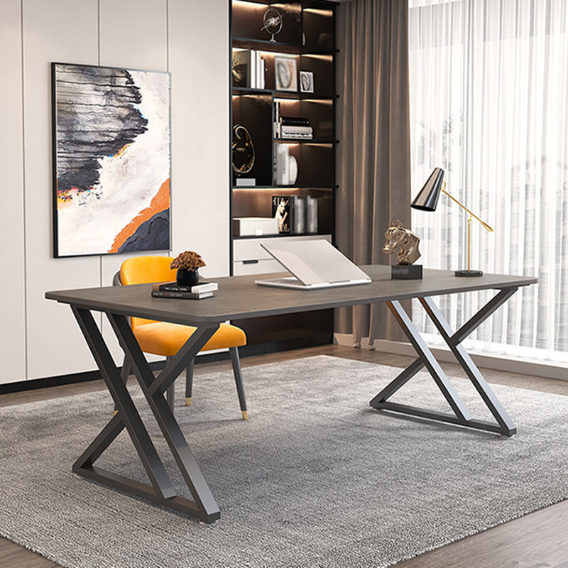 Escritorio de escritura rectangular industrial escritorio de oficina sinterizado para estudio