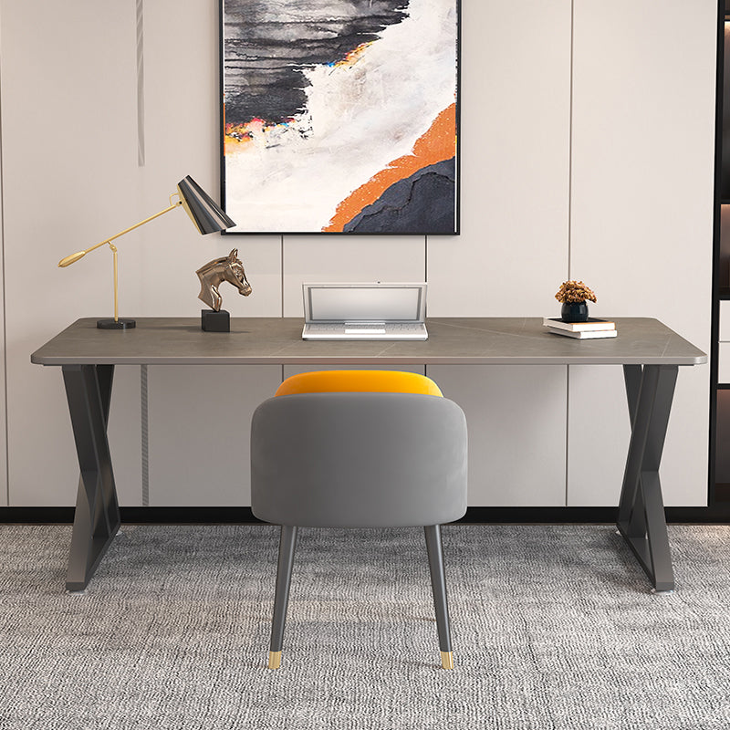 Escritorio de escritura rectangular industrial escritorio de oficina sinterizado para estudio