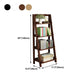 Modern Ladder Bookshelf Solid Wood Open Back Bookcase for Home