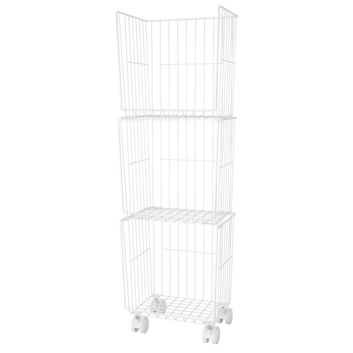 Estantería de estilo moderno estantería de metal de espalda cerrada con ruedas de lanzador para uso en el hogar