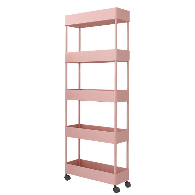 Estantería de estantería de plástico de estilo contemporáneo para la oficina en casa