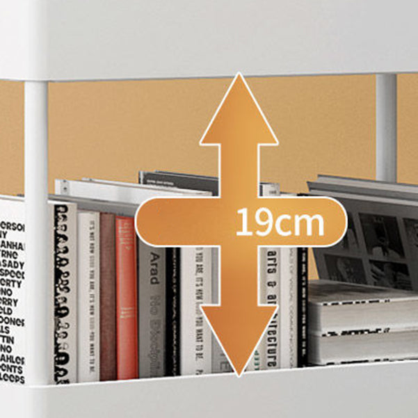Estantería de estantería de plástico de estilo contemporáneo para la oficina en casa