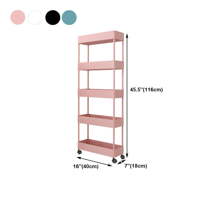 Estantería de estantería de plástico de estilo contemporáneo para la oficina en casa