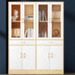 Contemporary Shelf Bookcase with Doors Vertical Bookshelf for Study Room
