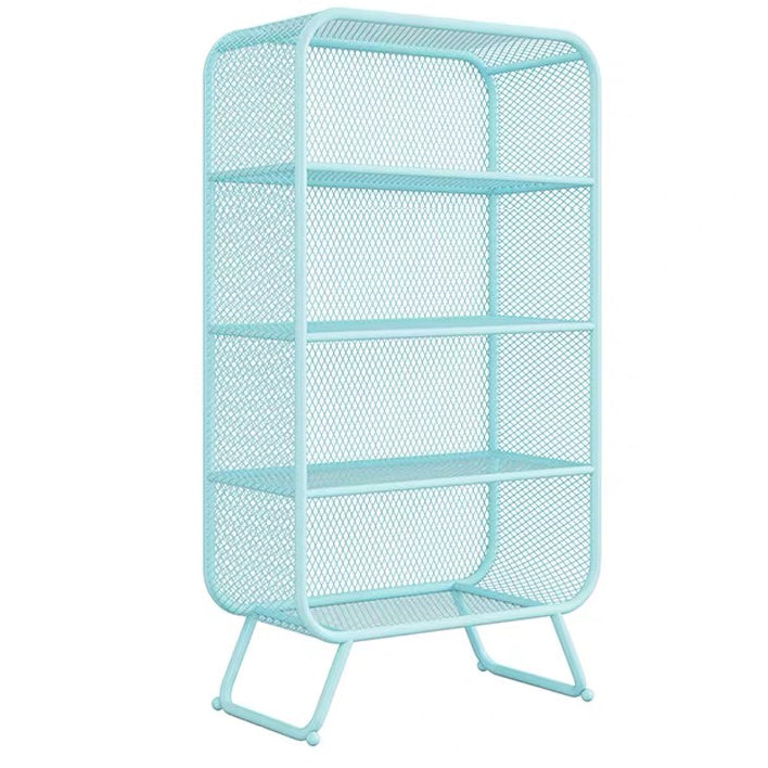 Bibliothèque standard moderne étagère en métal avec étagères rectangulaires